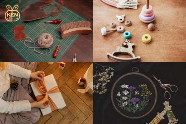 Minh họa các sản phẩm hàng handmade