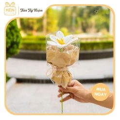 Bó hoa len 1 bông - Nhỏ xinh - Kén Kỷ Niệm 1