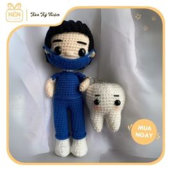 Búp bê len nghề nghiệp – Thiết kế theo yêu cầu 1