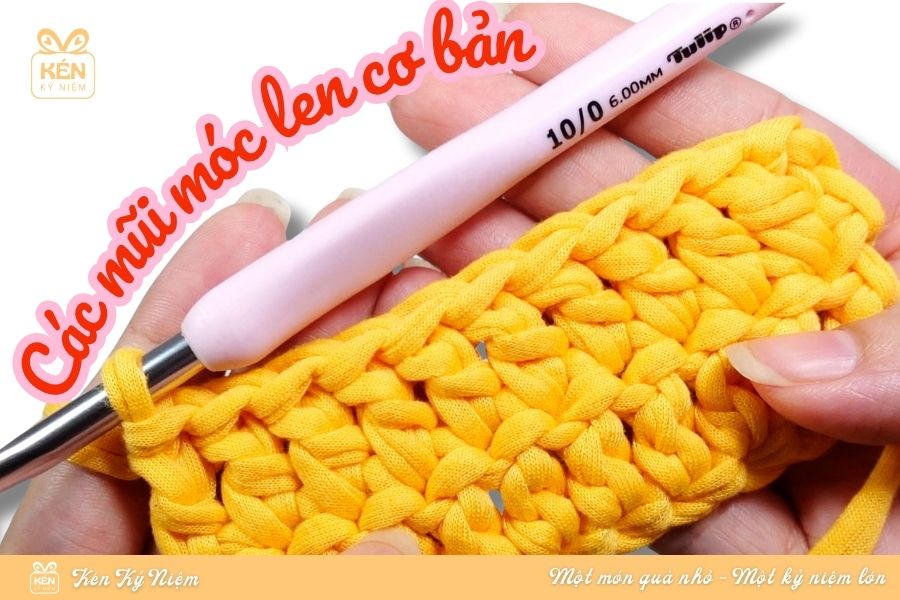 Mới bắt đầu móc len? Đừng bỏ qua các mũi móc len cơ bản này