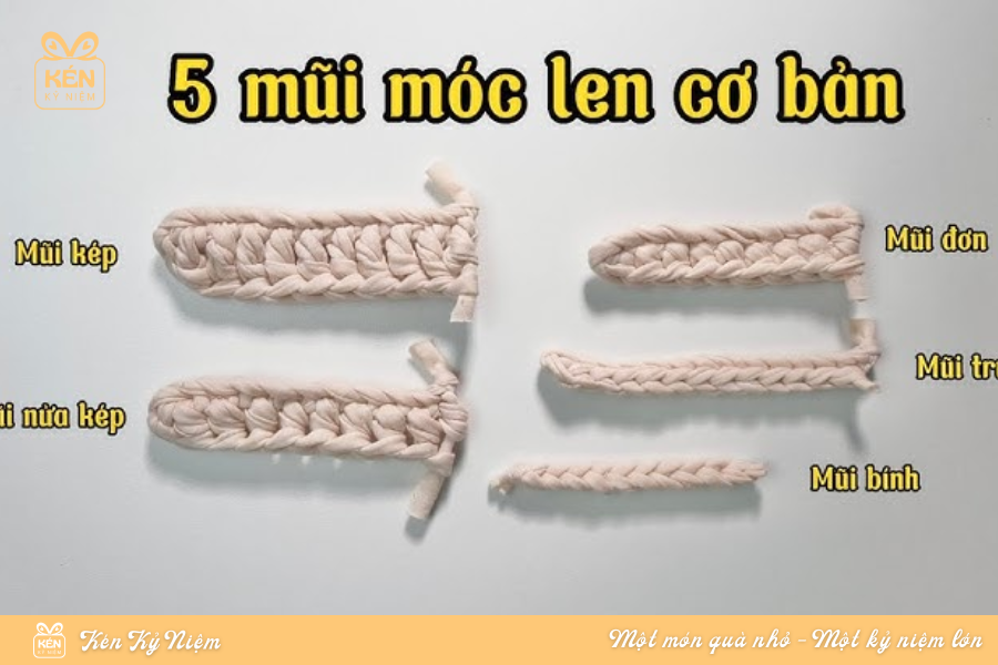 cách móc len cơ bản cho người mới