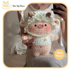 Gấu bông len Bé Heo Cosplay - Kén Kỷ Niệm 1