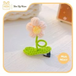Kẹp tóc len hoa cúc - Kén Kỷ Niệm 3