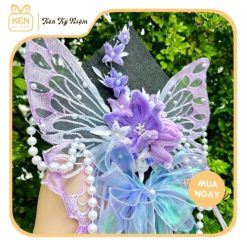 Mũ tốt nghiệp trang trí cánh bướm - Kén Kỷ Niệm 2