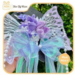 Mũ tốt nghiệp hoa kẽm nhung - Kén Kỷ Niệm 3