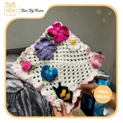 Mũ tốt nghiệp hoa len - Kén Kỷ Niệm 4
