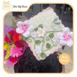 Mũ tốt nghiệp hoa len - Kén Kỷ Niệm 6