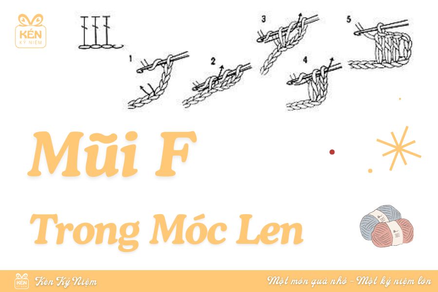 Giải Mã Mũi F Trong Móc Len - Cấu Trúc, Tác Dụng Và Các Biến Thể Thường Gặp 