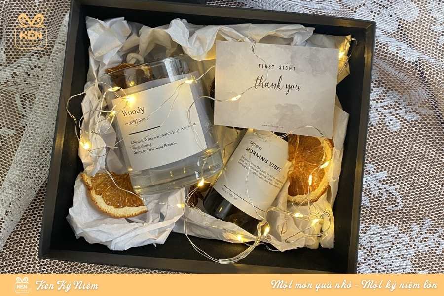 Hộp quà nến thơm – Ngọt ngào và thư giãn