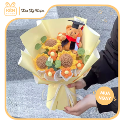 Bó Hoa Gấu Tốt Nghiệp – Kén Kỷ Niệm 1