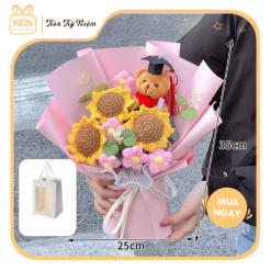 Bó Hoa Gấu Tốt Nghiệp – Kén Kỷ Niệm 3
