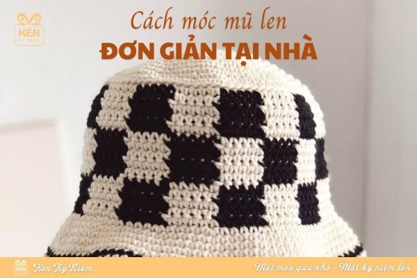 Học cách móc mũ len đơn giản tại nhà cho người mới bắt đầu
