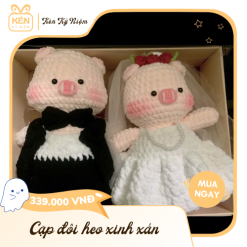 Cặp Đôi Heo Len – Kén Kỷ Niệm