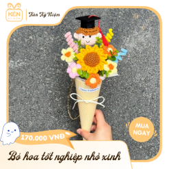 Bó Hoa Tốt Nghiệp Nhỏ Xinh – Kén Kỷ Niệm