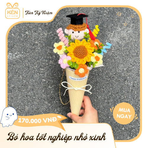 Bó Hoa Tốt Nghiệp Nhỏ Xinh – Kén Kỷ Niệm